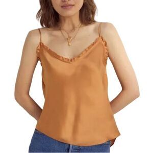 Aritzia Wilfred Wera Ruffle Cami Tank Top